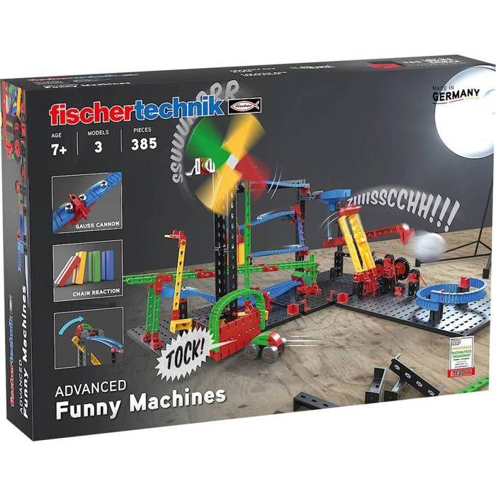 Fischertechnik 551588 ADVANCED Funny Machines - Kettenreaktion Kit À Assembler À Partir De 7 Ans