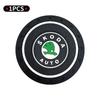 Car Cup Holder Coaster for Skoda Octavia Fabia Superb Rapid Kodiaq Kamiq Karoq Scala Auto Interior Accessories Anti-Slip Mat