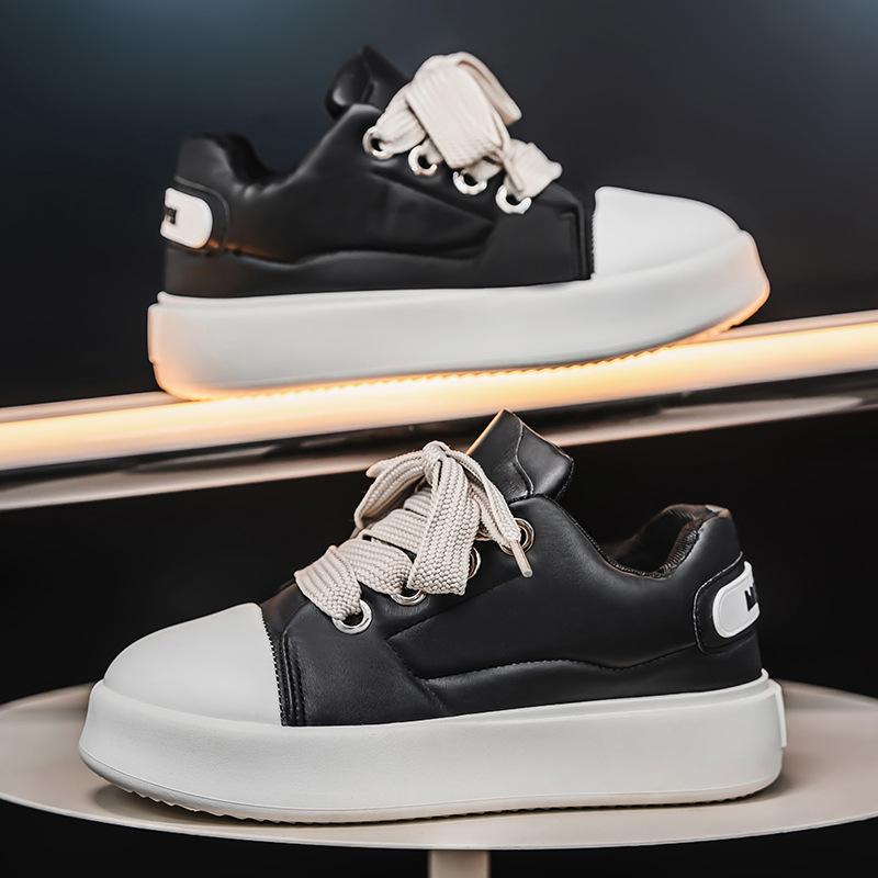 Douyin beliebte koreanische Version von Board-Schuhen trendige Schuhe vielseitige lässige Herren-Plateau-Trendschuhe Sportmode weiße Schuhe Herrenschuhe