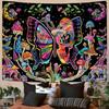 Trippy Pilz Wandteppich Ästhetische Raumdekoration Boho Wandteppiche Wandbehang Gothic Home Decor Wohnheim Zimmer Dekoration Zubehör
