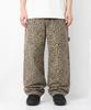QT8 GARMENTS Lb Leopard Carpenter Pants (Beige)