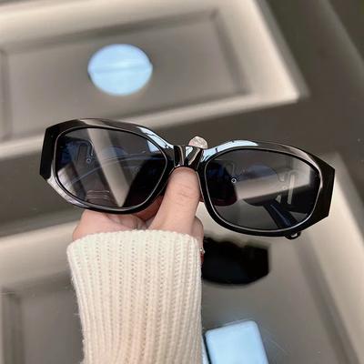 Stylowe kwadratowe okulary przeciwsłoneczne damskie męskie klasyczne retro modne okulary casualowe damskie męskie