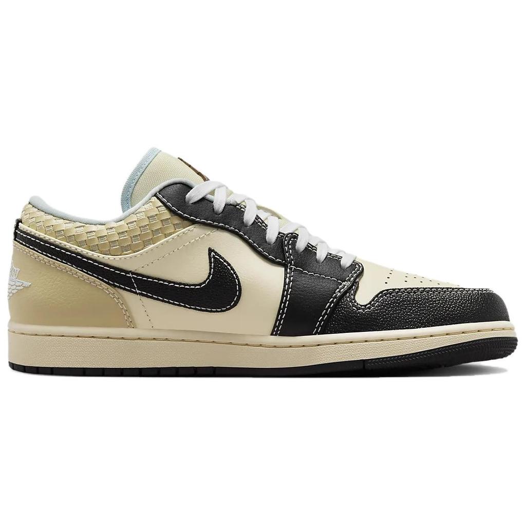 Jordan 1 Low Se Coconut Milk Black Muslin HQ3437-101