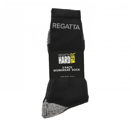 

Regatta Hardwear Mens Workwear Socks (Pack Of 3) 6-11 UK