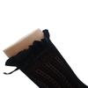 Ultra-thin Black Lace Socks Y2K Knee High Socks Japanese Style Bow Women Socks  Student