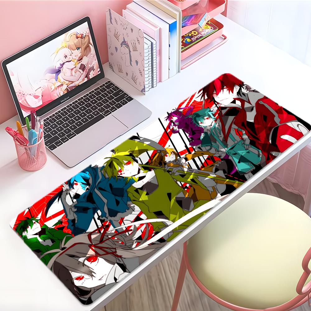 Cool Mysterious Anime KKagerou Project Mouse Pad Large Thick Desk Pad Stitched Edges Gaming Mouse Mat For Pc