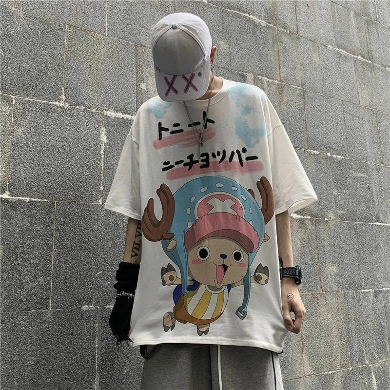 One Piece Chopper Cosplay Anime Manga T-Shirt Tee Costumes Polyester M