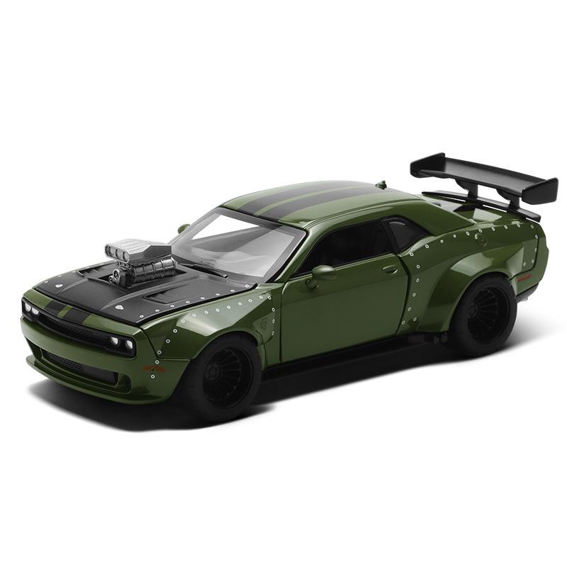 Caipo 88733 Simulation Challenger Alloy Car Model: Detachable Assembly Toy Ornament