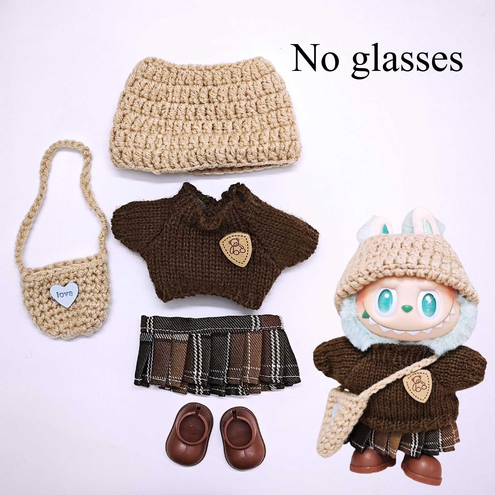 

Набор свитеров для куклы Лабубу Стильная и красивая кукольная одежда Labubu doll clothes