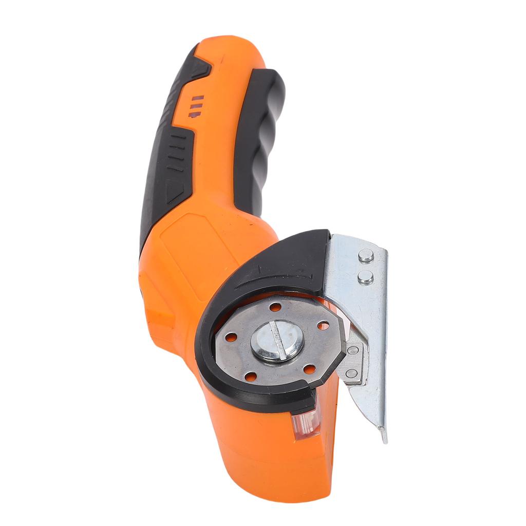 Electric Scissors with LED Light Li Battery Powered Cordless Cutter for Cardboard Leather Fabric Carpet