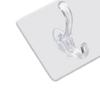 Wall Mounted Coat Rack PVC Strong Stable Multifunctional Simple Wall Hanger with 3 Hooks for