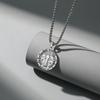Necklace Benedict Reversible Silver Pendant Sterling Silver Medal Catholic Church Stainless Steel Chain Amulet Birthday Anniversary Present Gift