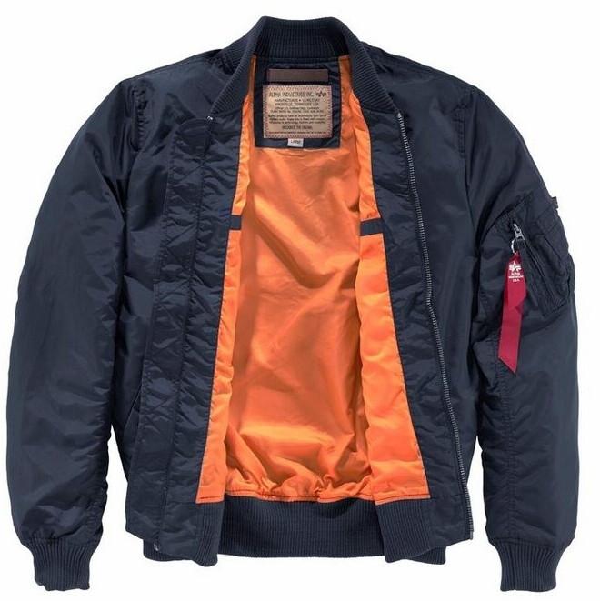 Демисезонная куртка Alpha Industries MA-1 TT Man (191103) rep. blue