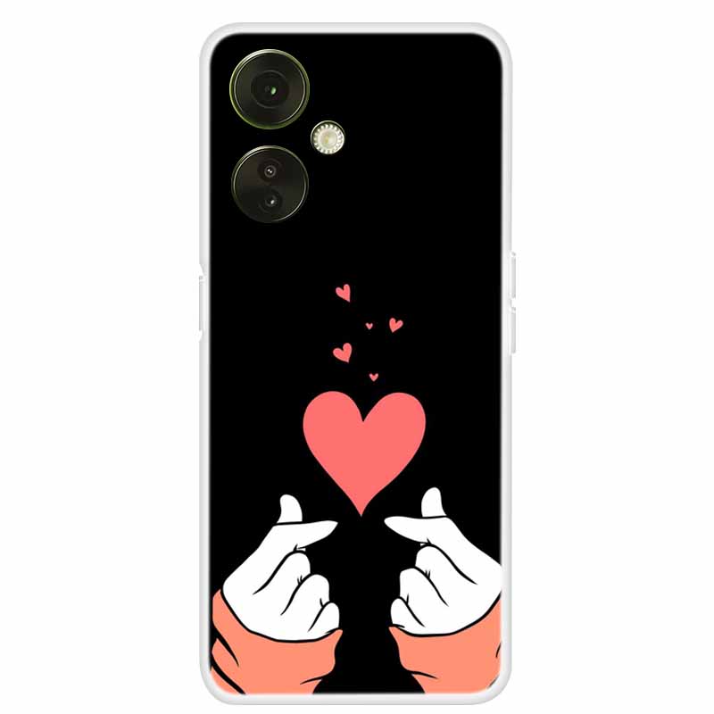 For OnePlus Nord CE 3 Lite 5G Case Clear Lovely Cats TPU Soft Silicone Phone Cover For One Plus Nord CE3 Lite 5G Bag Transparent