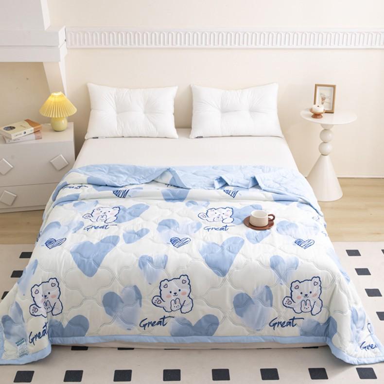 Customized Summer Cooling Blanket - Ideal for Company Events & Festivals, Washable with Student LOGO
