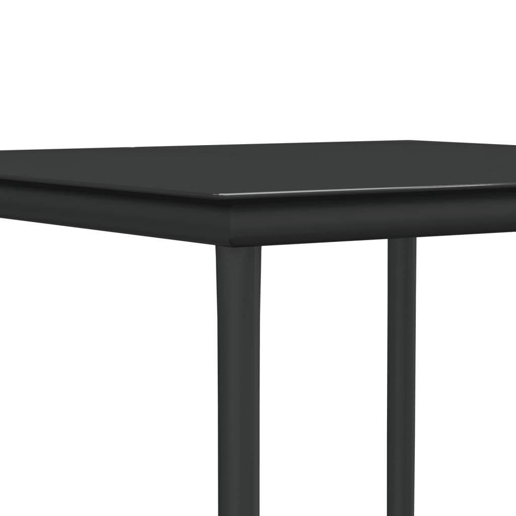 Vidaxl 3-Cz. Garden Furniture Set With Cushions, Polyrattan And Steel