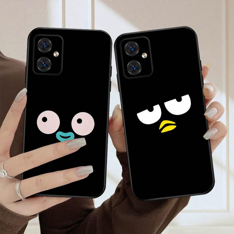 Two white circular eyes For Motorola Moto G04 14 15 24 34 35 54 55 75 84 85 Edge 40 50 Fusion 60 Fusion silicone soft phone case
