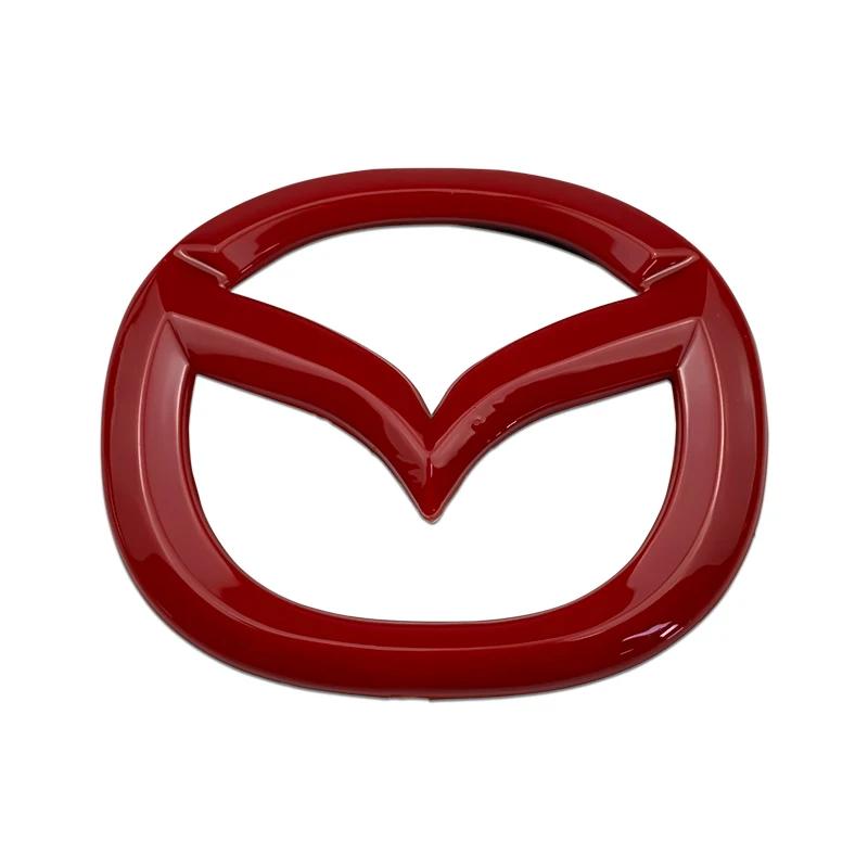 ABS Car Steering Wheel Emblem Cover Stickers for Mazda CX6 CX9 CX7 RX7 MX5 CX5 CX3 Protege Badge Internal Decals Decoration