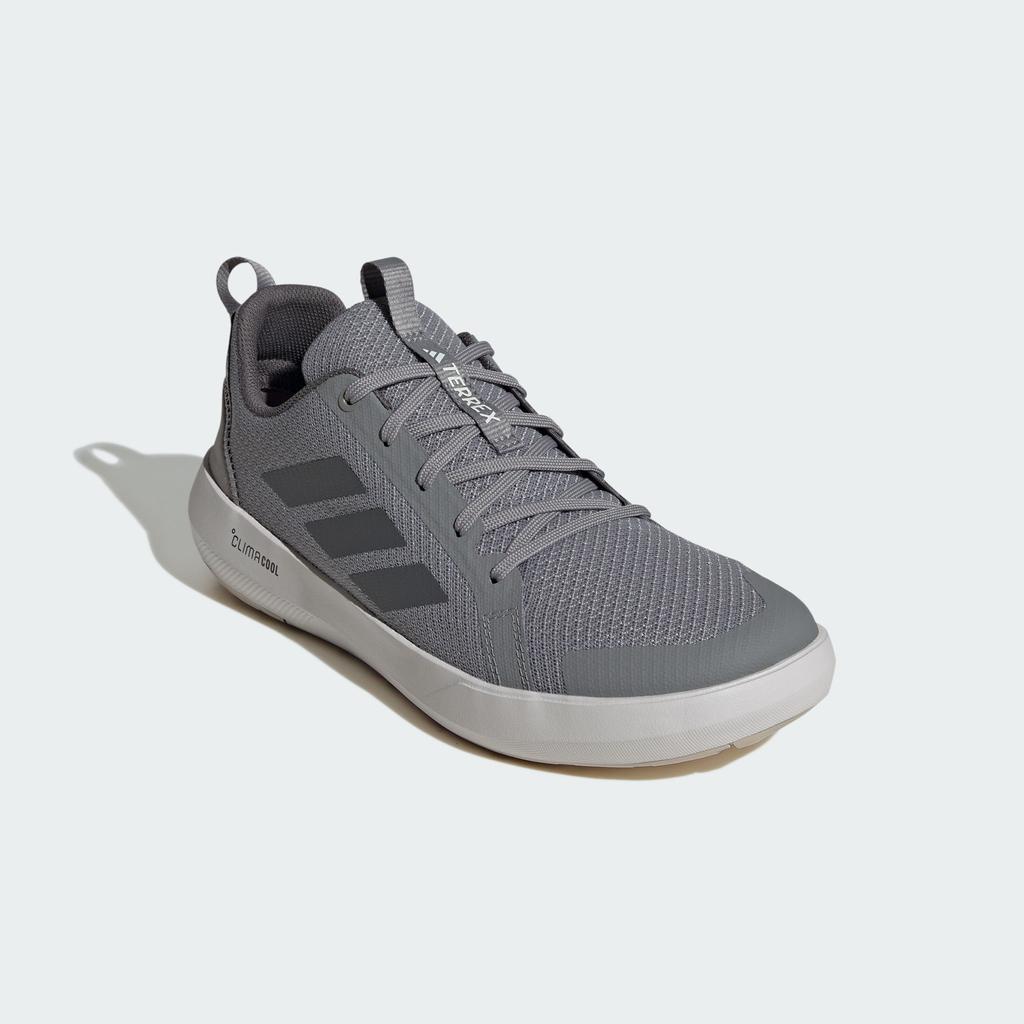 adidas Terrex Boat Breathable Low Top Hiking Shoes Unisex Gray