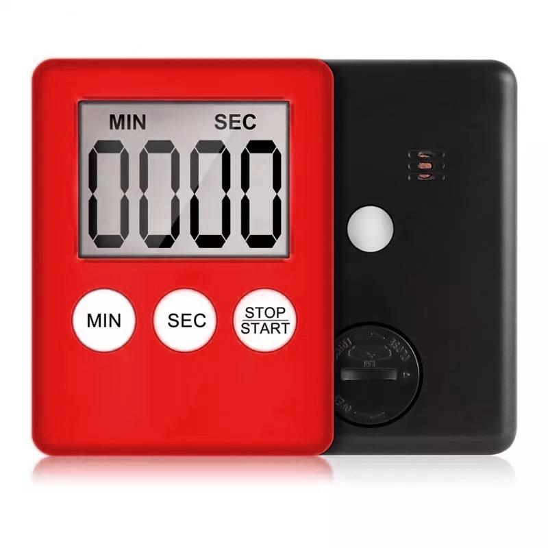 Magnetic Digital Kitchen Cooking Timer Multicolor Countdown Alarm Clock For Student Study Cooking Baking Time Management