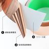 BOMEI PACK Copper Foil Tape, Double-Sided Conductive Metallic Tape, Conductive Adhesive Tape (50mm X 25m)