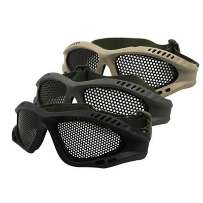 Metallgitter Schutzbrille Augenschutz Sicherheit Wanderbrille Sanddicht Bequem Schutzbrille Reisen