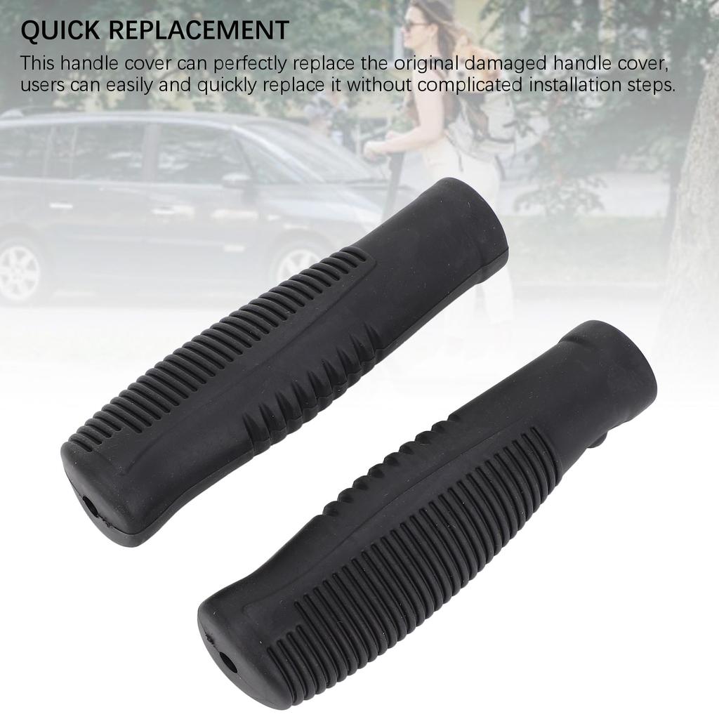 2pcs Scooter Handle Cover Silicone Anti Slip Ergonomic Handlebar Grip for S1 S2 S3 8 Inch Electric Scooter