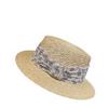 High-end Straw Straw Hat, Flat Top, Small Brim, Floral Summer Visor Hat, Women's Photo Vacation Fashion Sun Hat