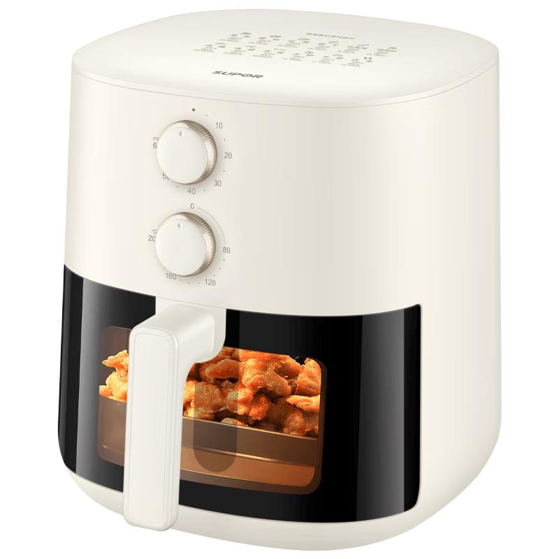 SUPOR 5.3L Visible Window Steam Air Fryer CN plug (adapter included)