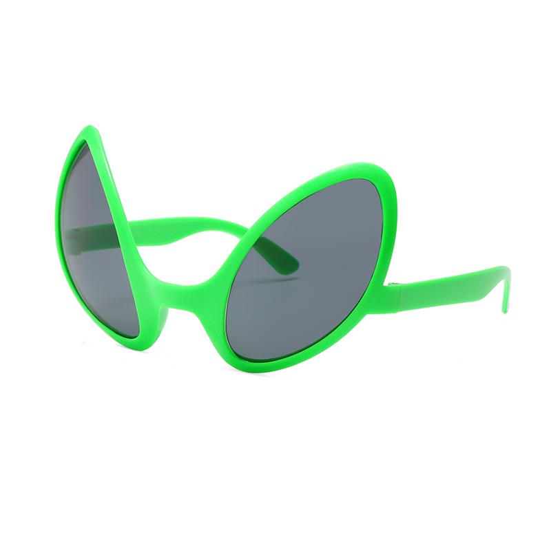 Alien Green Sand Sculpture Funny Photo Sunglasses - Internet Celebrity Yu Qian s Style