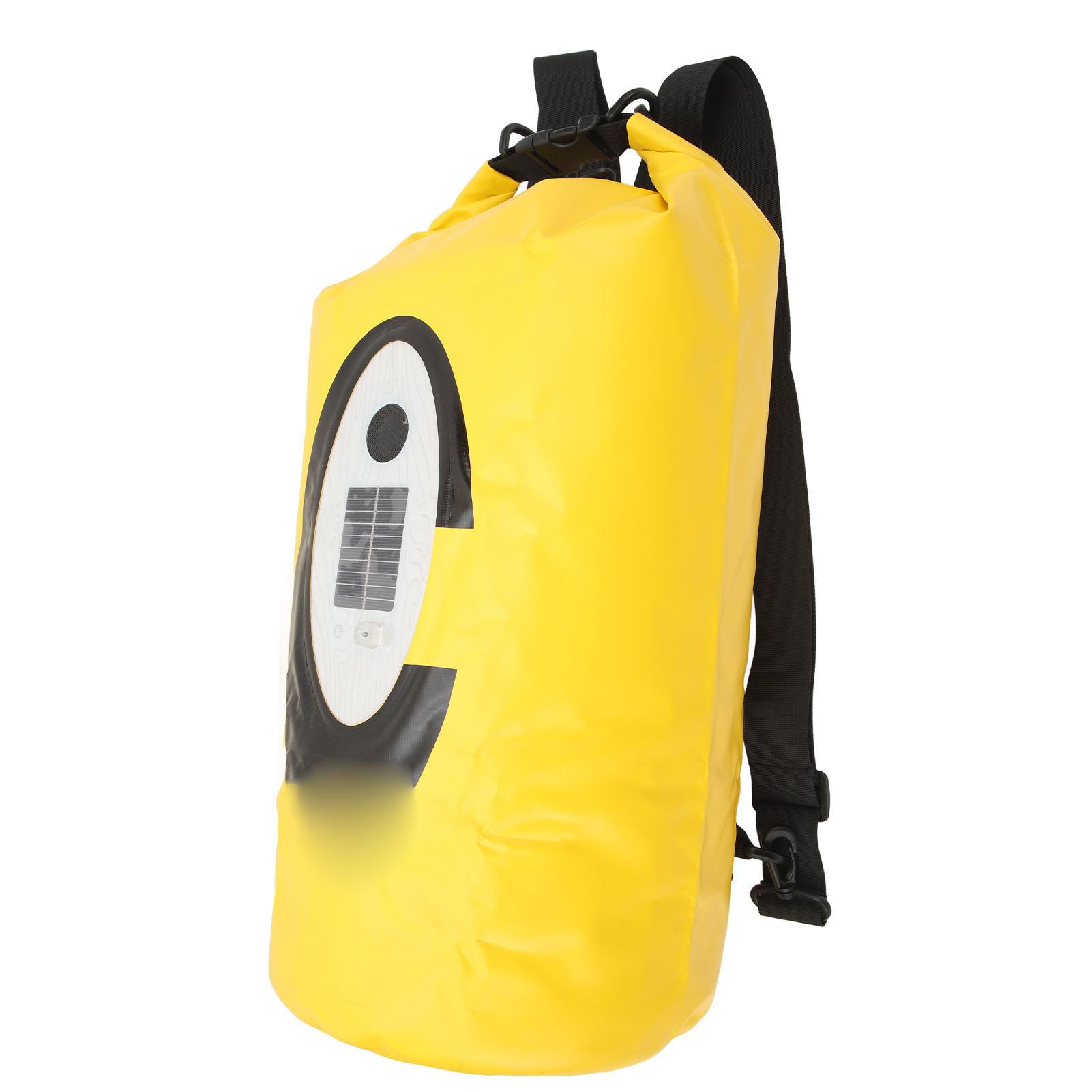 

Waterproof Dry Bag Floating Roll Top Dry Bag Speaker Solar Energy LED Dry Sack for Beach Rafting Cycling