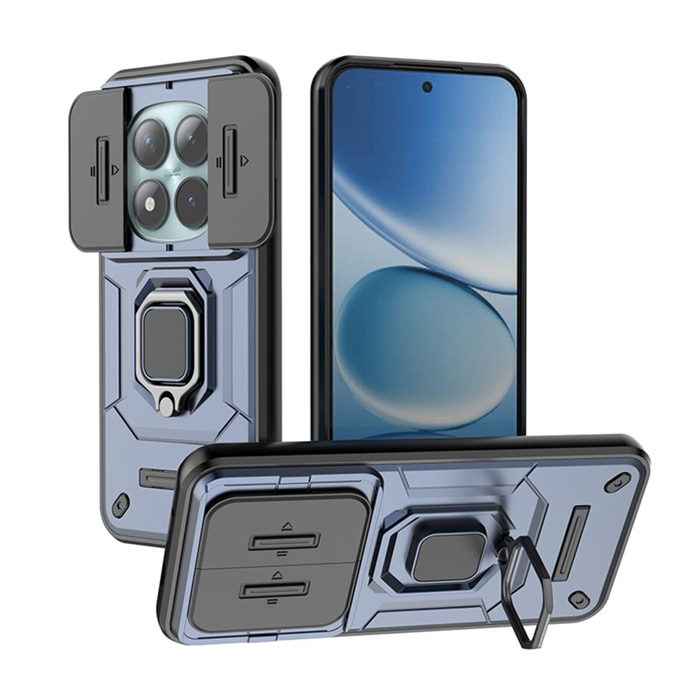 Pro Xiaomi Redmi Note 15 Pro+ 5G Pouzdro Ochrana Kamery Armor Pouzdro na Telefon Pro Redmy Note 15 Pro Plus Magnetický Držák Prsten Kryt