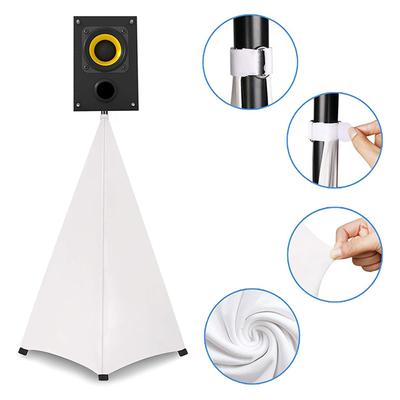 Κάλυμμα βάσης ηχείων DJ Stretch κάλυμμα ηχείων 360 μοιρών Βάση ηχείων Κάλυμμα τρίποδα φούστα για σκηνή