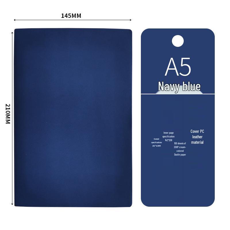Color-Changing PU Sheepskin Leather A5 Notebook: Custom Logo Option for Students and Business Users A5