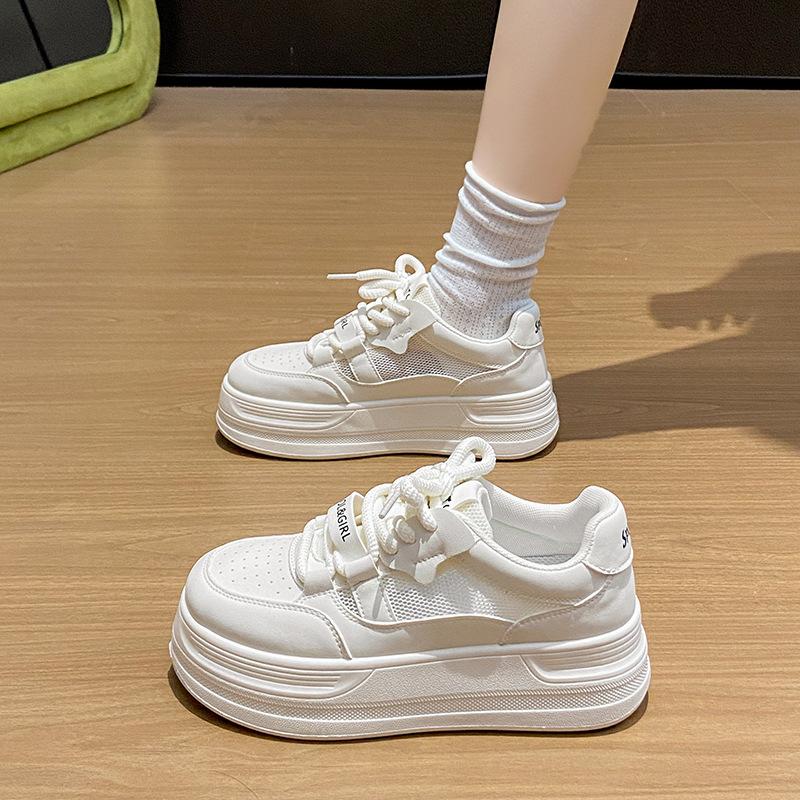 Little white shoes women's summer platform female students' leisure sports versatile board shoes-