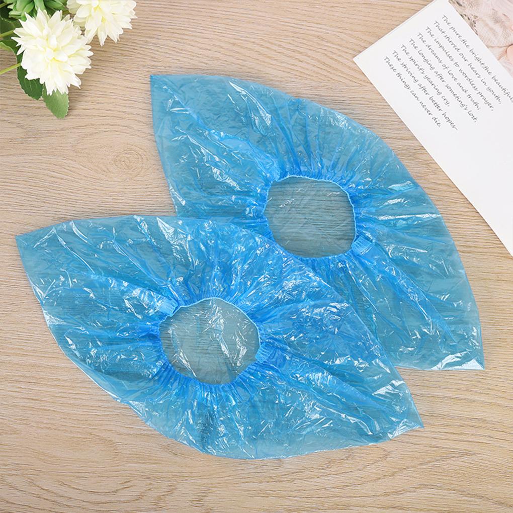 100 Pair Unisex Shoe Waterproof Cover Portable Travelling Anti-skid Outdoor Universal Accessory Covers Walking Guard