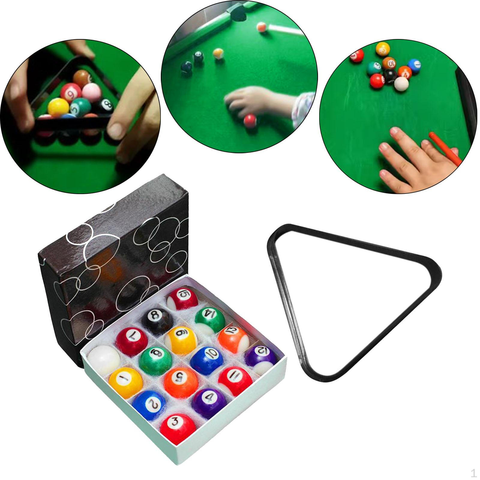 

16 мини-бильярдных шаров, полный набор с треногой, детская игрушка в подарок, небольшой бильярдный стол 3.2cm Ball