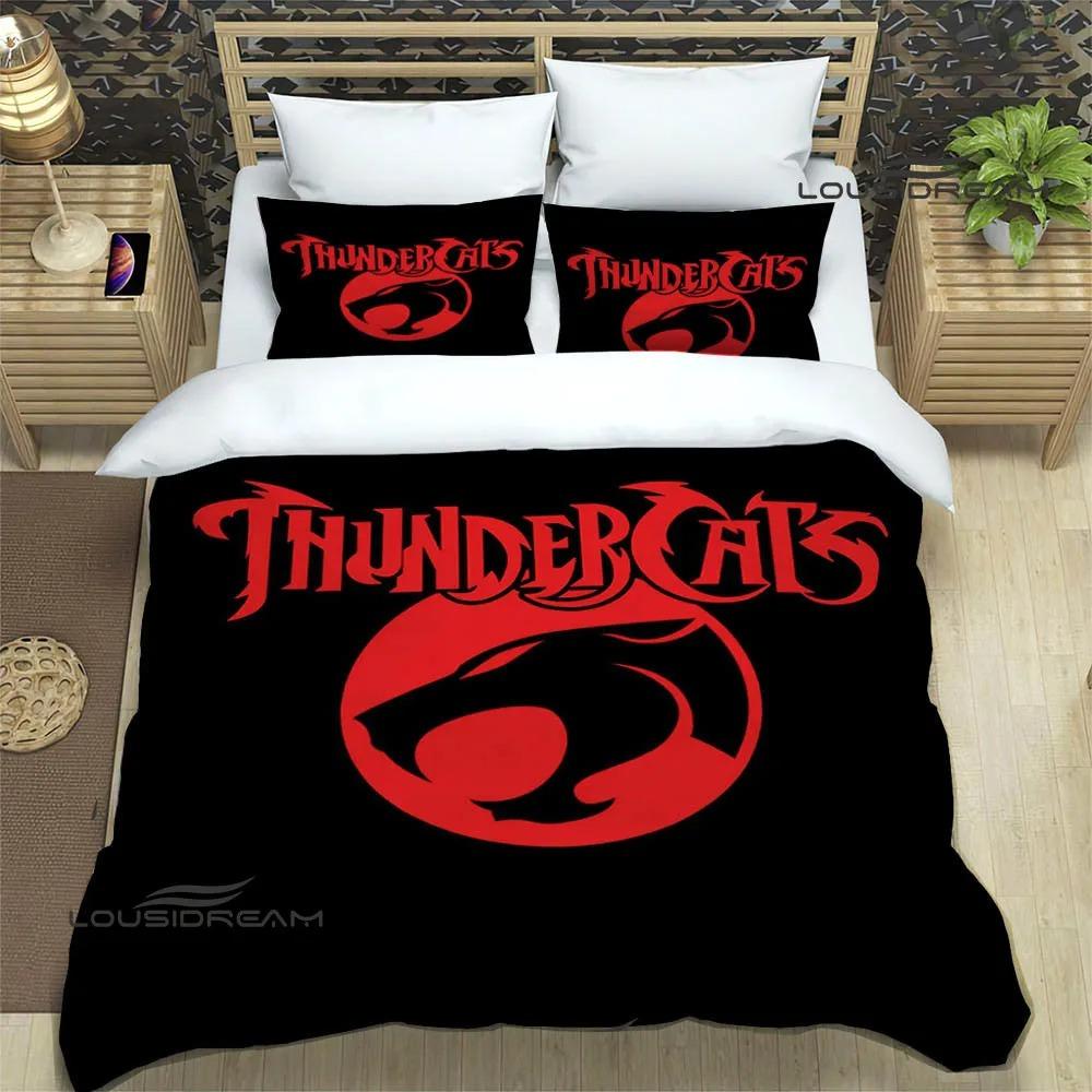 Thundercats Anime Printed Bedding Sets Exquisite Bed Supplies Set Duvet Cover Bed Comforter Set Bedding Set Luxury Birthday Gift