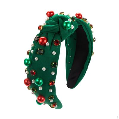 Christmas Hair Hoop Hairband Outfits Holiday Fashion Xmas Band Head Topper for Party