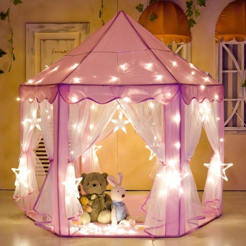 [PACZA][1] Children's Tent Castle Palace Curtains Y137R