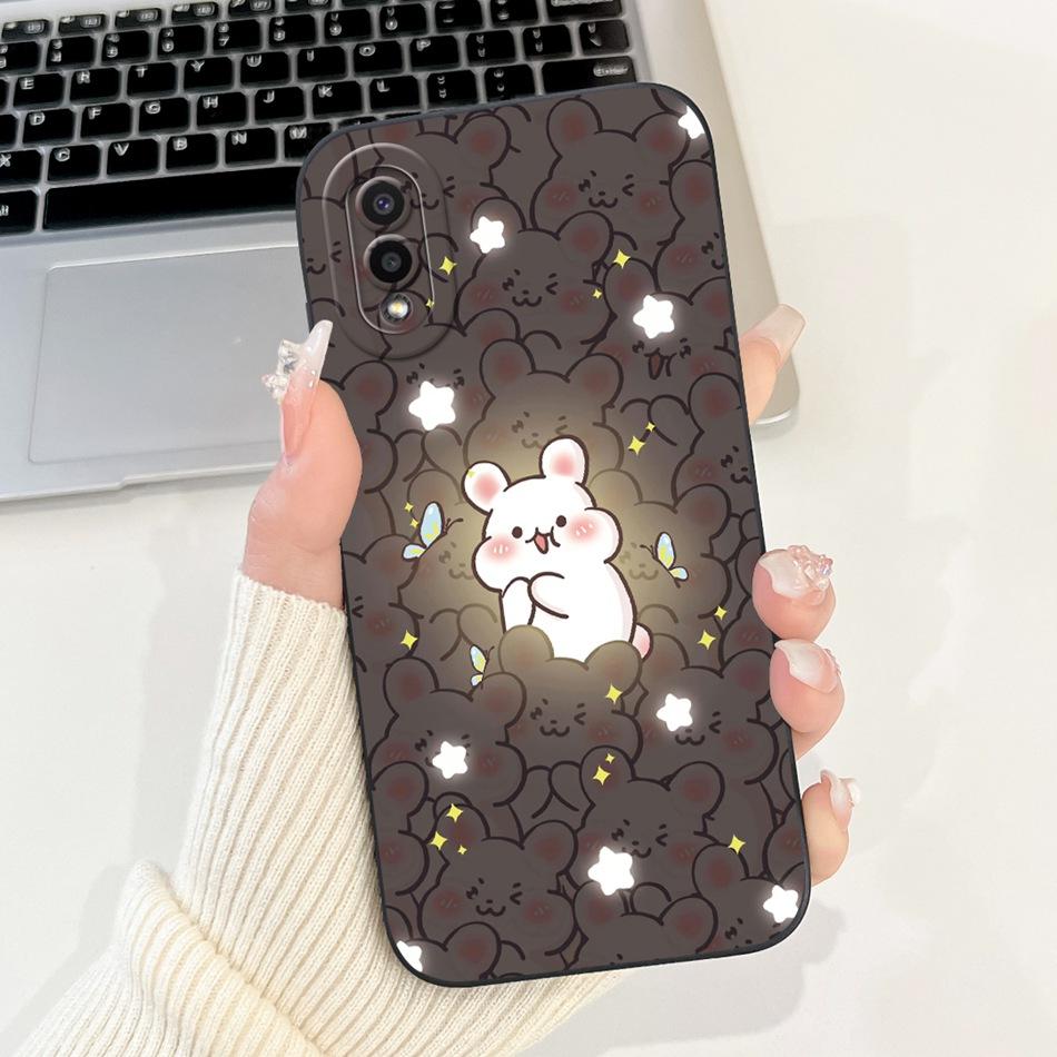 For Samsung Galaxy A02 A02s Phone Case Samsung A02 A02S SM-A025F A022G Elegant Floral Printing Soft Silicone Shockproof Cases