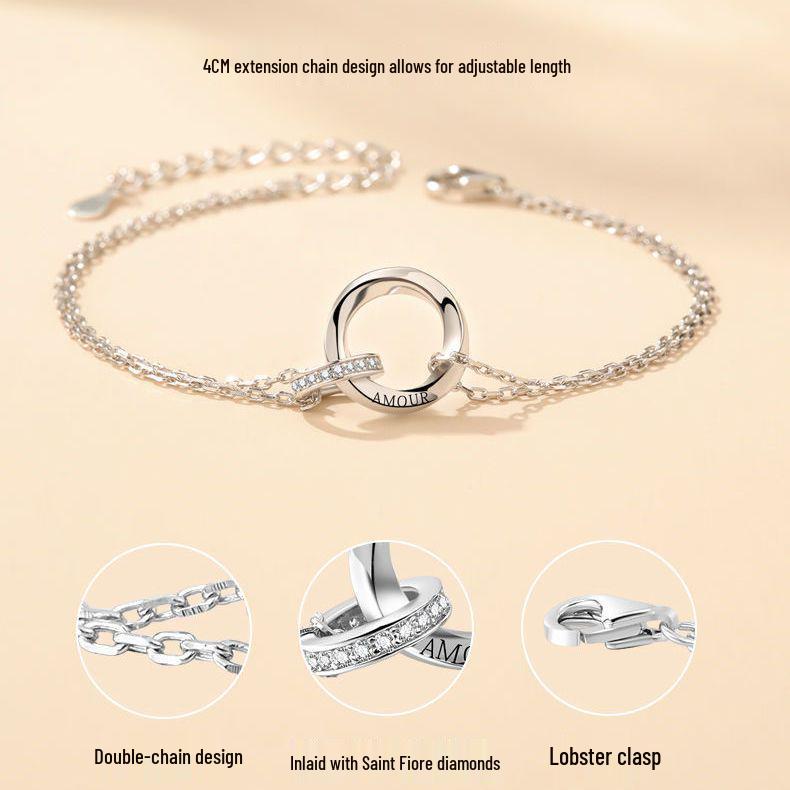 Möbius Hand-woven Couple Bracelets - Unisex, Stylish and Unique Design