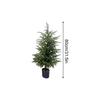 80CM/120CM Norfolk Pine Christmas Tree Front Door Christmas Tree Decoration Artificial Christmas Tree Christmas Decoration