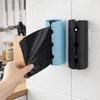 Durable Plastic Trash Bags Storage Box Large Capacity Wall Mounted Garbage Bag Dispenser Space Saving Grocery Bag Holder Kitchen