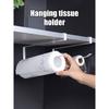 Random Special Kitchen Paper Towel Hanging Rack Cabinet Without Drilling Towel Hook Ironware Storage Shelf For Napkins Cup Holders 5