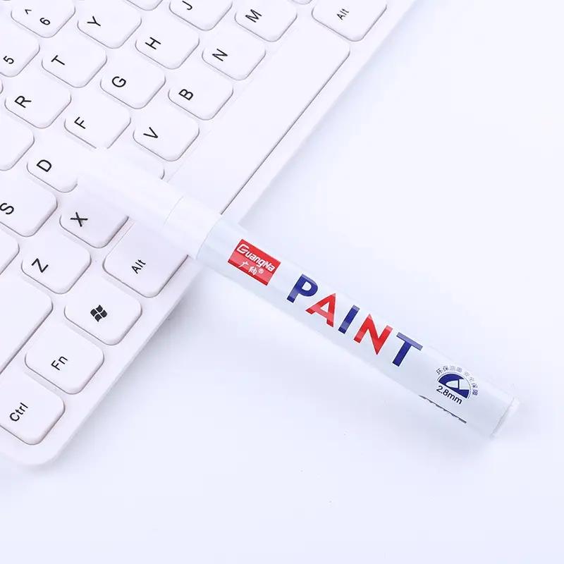 Rotulador De Goma Para Rueda De Coche, Marcador De Pintura Permanente De Metal, Con Retoque De Grafiti, Resistente Al Agua, 1 Pi