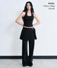 MUSINSA STANDARD WOMAN Women'S Detachable Pleated Mini Skirt Slacks [Black]