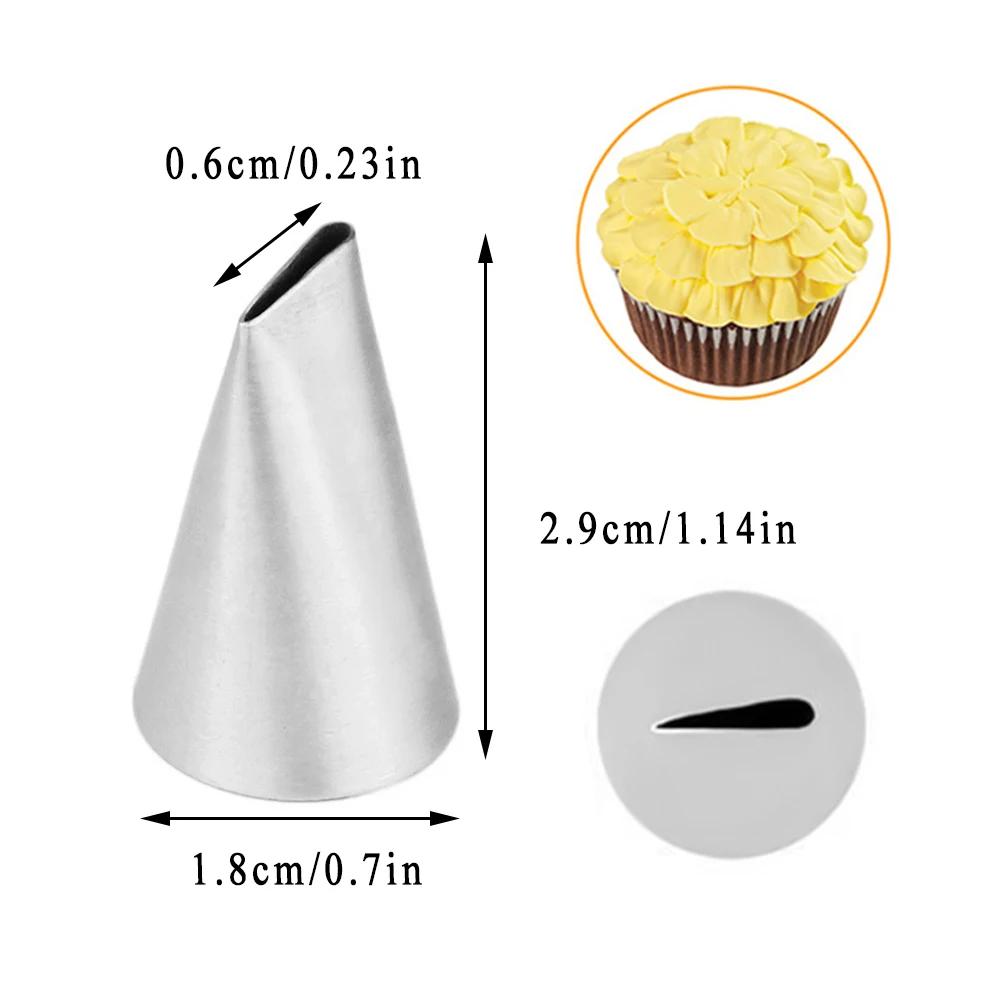 Promotion Multi-size Rose Petals Icing Piping Nozzles Cake Decorating Pastry Tip Sets Fondant Cake Tools