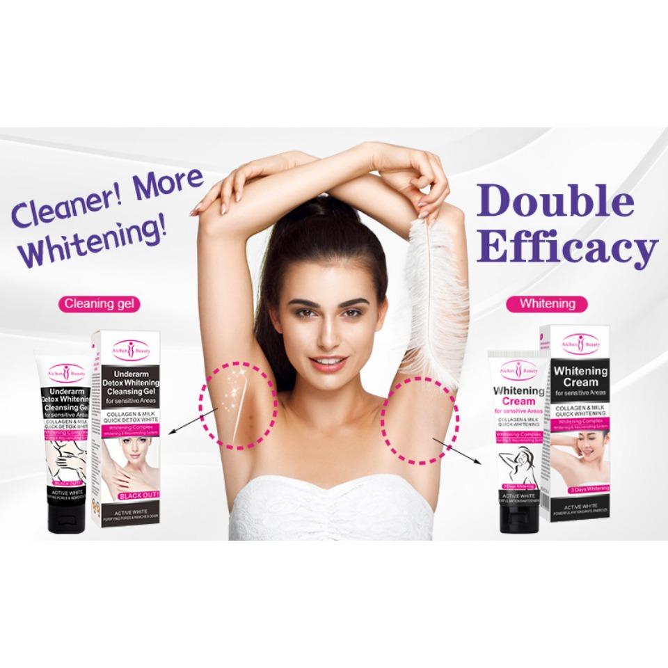 aichunArmpit cream, armpit brightening and hydrating cream, refreshing and non-greasy, body care cream, a whitening and moisturizing wonder