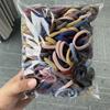 20/50/100 Stück schwarze Haargummis, Damen-Haargummis, hochelastische Gummiband-Haargummis, Haargummis